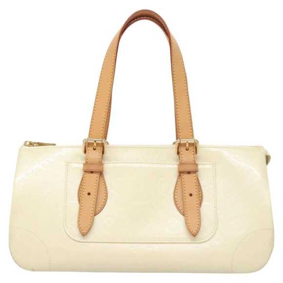 LOUIS VUITTON Monogram Vernis Rosewood Avenue Hand Bag Perle Auth - Picture 2 of 16